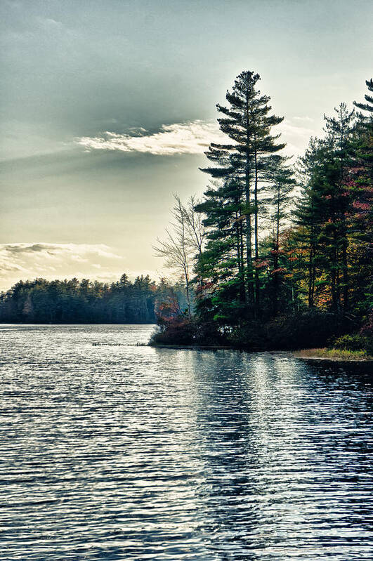 Lake Art Print featuring the photograph Lake in NH by Edward Myers