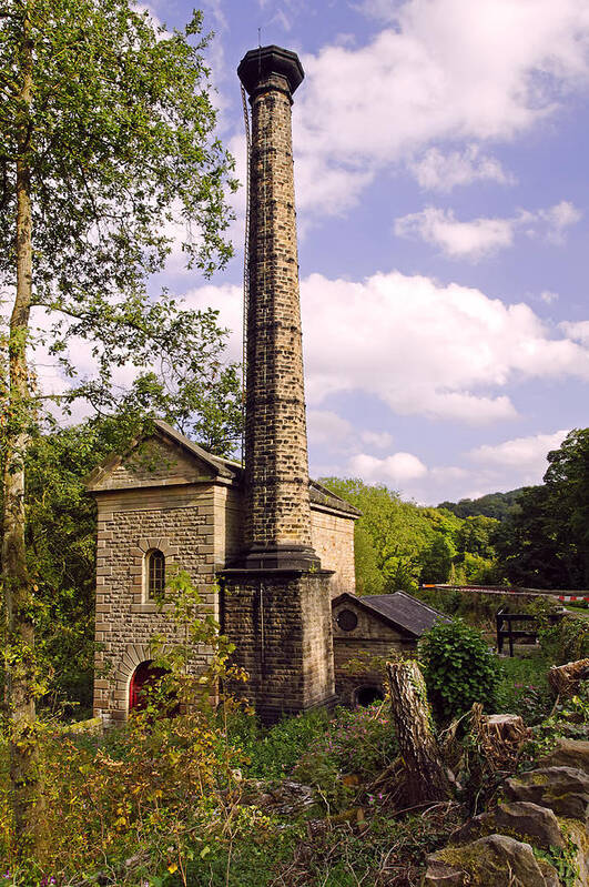 Derbyshire Art Print featuring the photograph Leawood Pump House - Cromford by Rod Johnson