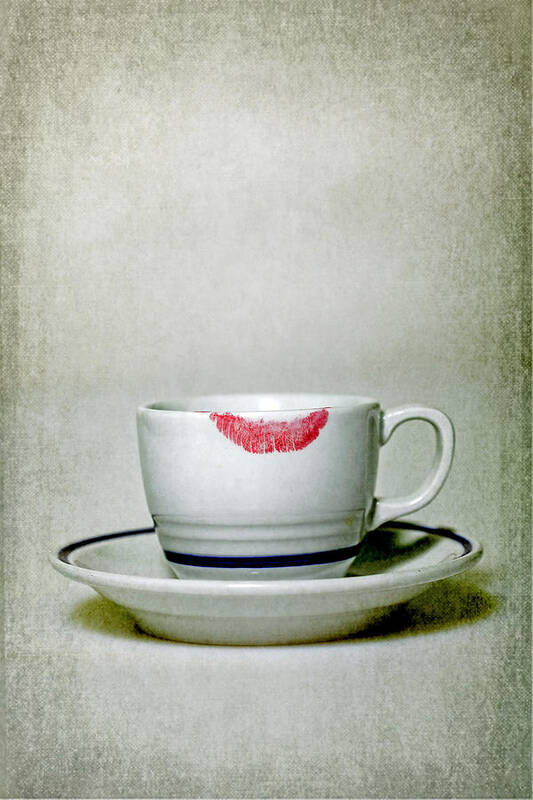 Cup Art Print featuring the photograph Lip Marks by Joana Kruse