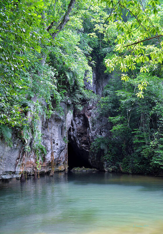 Cave Art Print featuring the photograph My Peace by Li Newton