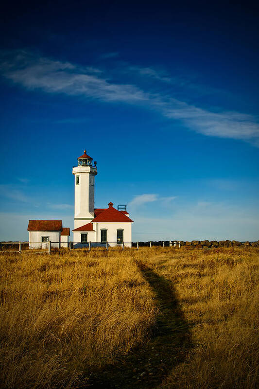 Point Wilson Art Print featuring the photograph Point Wilson Lighthouse by Dan Mihai