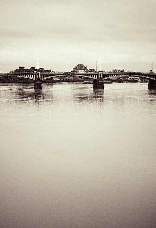 Vauxhall Art Print featuring the photograph Portrait of a London Bridge by Lenny Carter