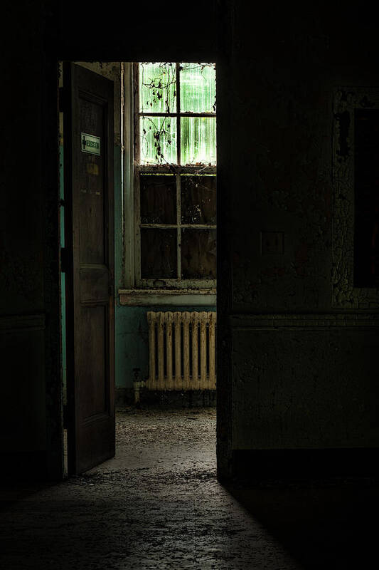 Abandoned Building Art Print featuring the photograph Resuscitator Room by Gary Heller