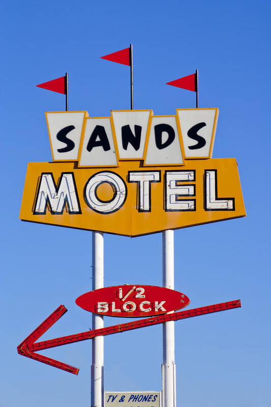 Sands Art Print featuring the photograph Sands Motel by Matthew Bamberg
