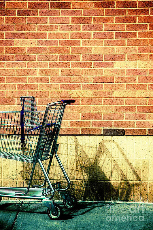 Shopping Art Print featuring the photograph Shopping Cart by HD Connelly
