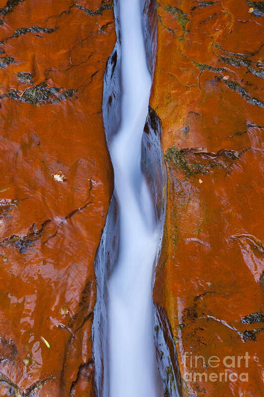 Water Photography Art Print featuring the photograph The Crack by Keith Kapple