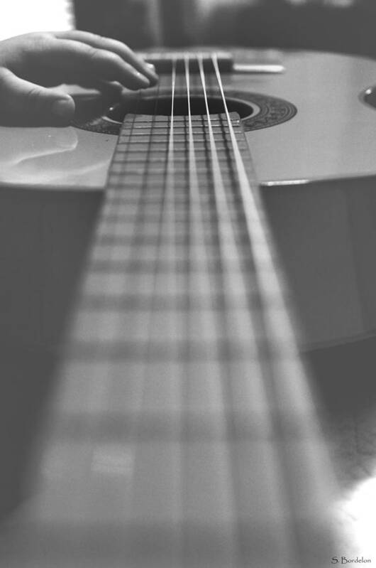 Guitar Art Print featuring the photograph Tiny Hands 2 by Southern Tradition
