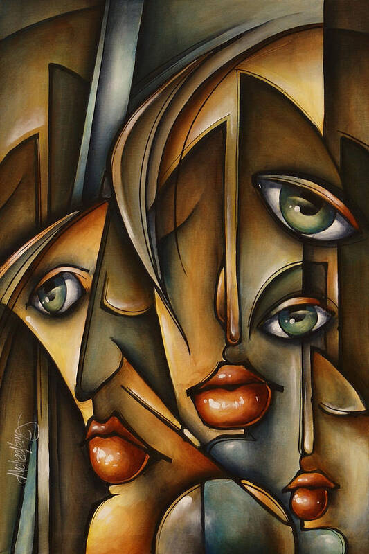 Figurative Art Print featuring the painting Urban expression by Michael Lang