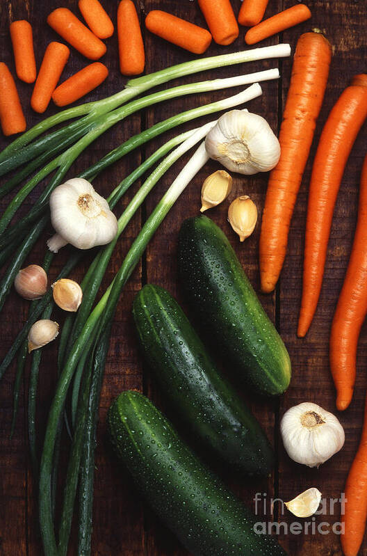 Vegetables Art Print featuring the photograph Vegetables by Science Source
