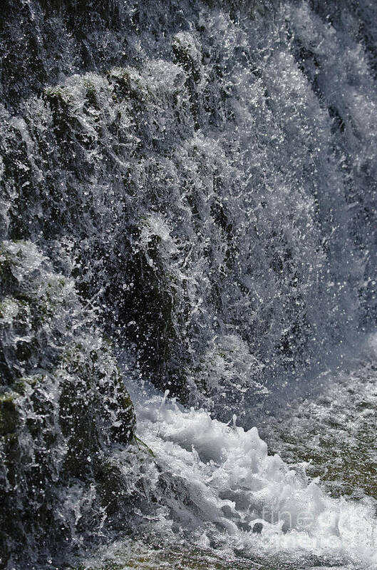 Waterfall Art Print featuring the photograph Water Wall by JT Lewis