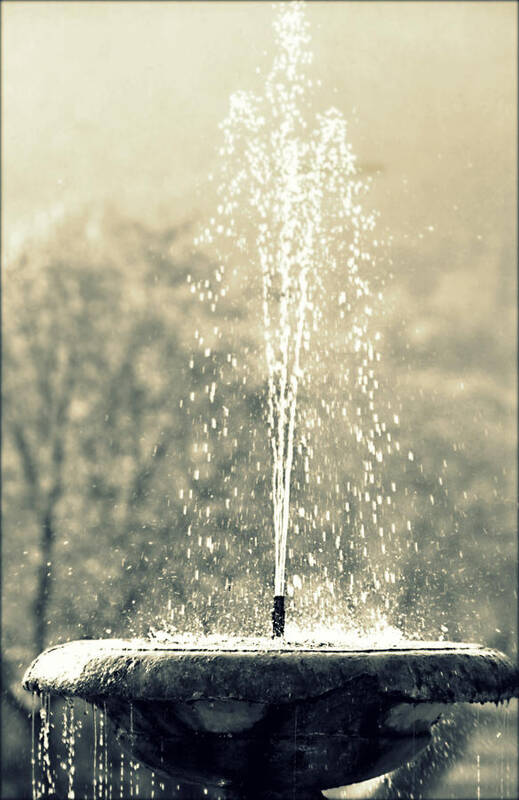 Cascade Art Print featuring the photograph Waterfountain by Emanuel Tanjala