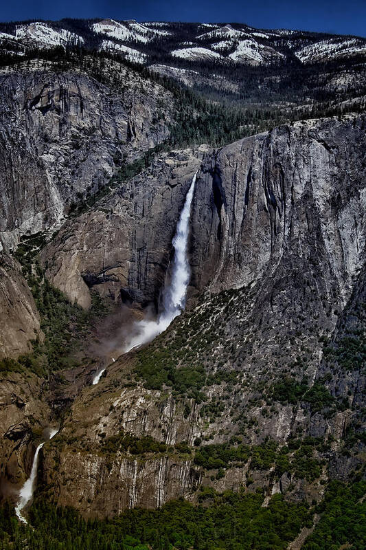 Landscape Art Print featuring the photograph Yosemite Falls by Ellen Heaverlo