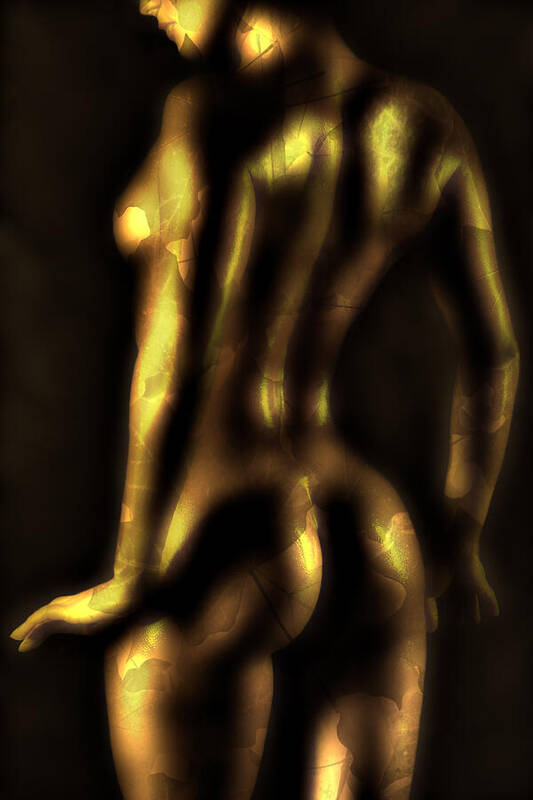 Nude Art Print featuring the photograph Glow by David Naman