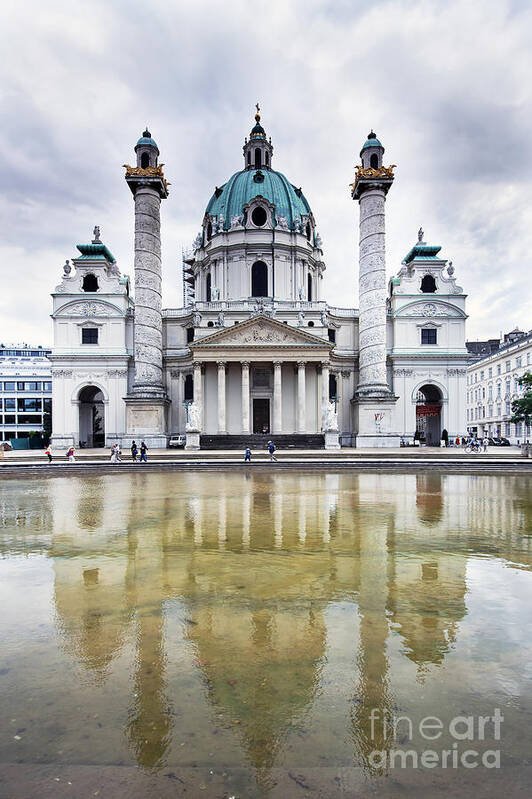 Architecture Art Print featuring the photograph Capitol City of Vienna #1 by Andre Goncalves