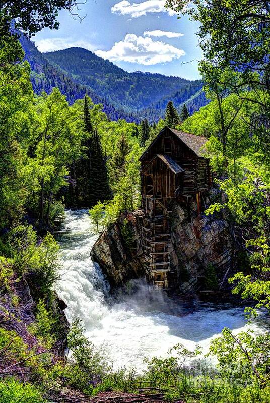 Crystal Mill Art Print featuring the photograph Crystal Mill Near Marble by Jean Hutchison