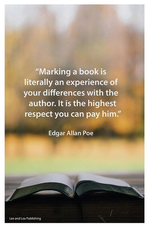 Quote Art Print featuring the photograph Edgar Allan Poe - 15 by Mark Slauter