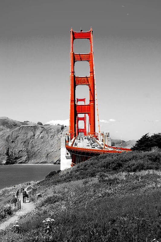 City Art Print featuring the photograph Golden Gate #1 by Greg Fortier