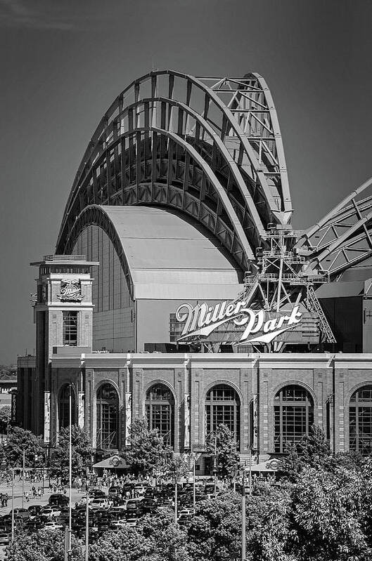 Home Of The Milwaukee Brewers Art Print featuring the photograph Home Of The Milwaukee Brewers #1 by Susan McMenamin