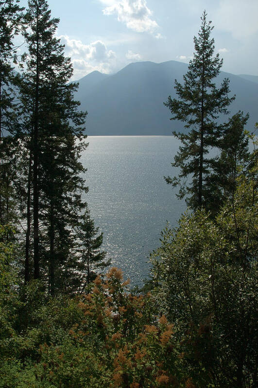 Pixels Art Print featuring the photograph Kootenay Lake, British Columbia. #1 by Rob Huntley
