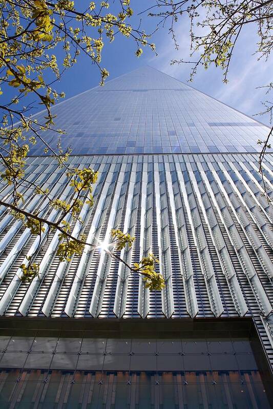 One World Trade Center Art Print featuring the photograph One World Trade Center by Flavia Westerwelle