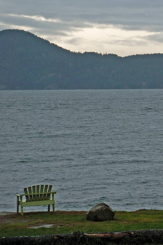  Art Print featuring the photograph Orcas Island View #1 by Carol Eliassen