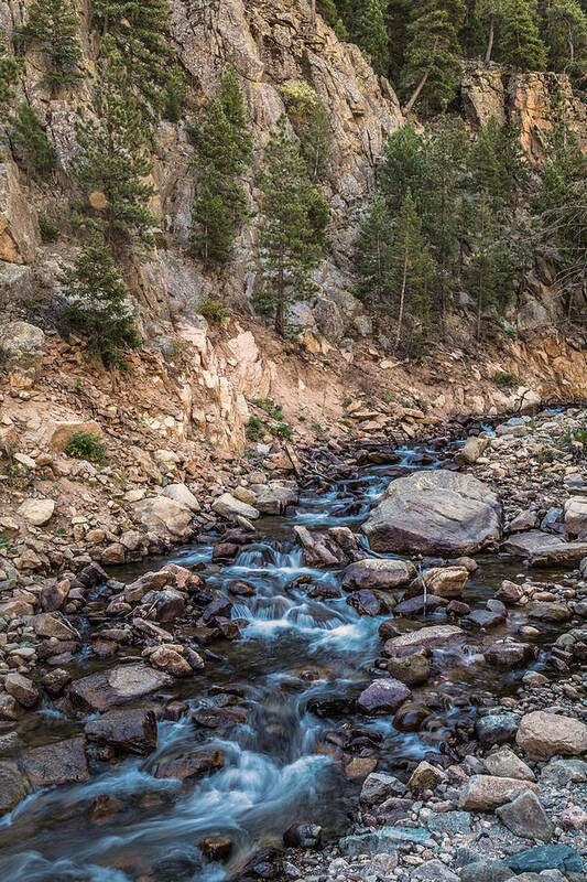 Canyon Art Print featuring the photograph Rocky Mountain Stream #2 by James BO Insogna