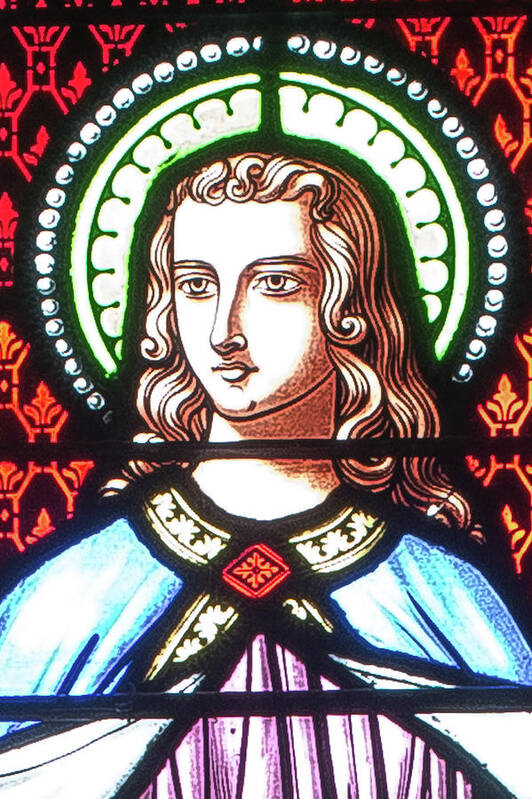 Saint Annes Art Print featuring the digital art Saint Anne's Windows #1 by Jim Proctor