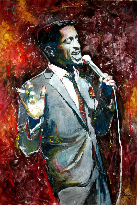 Sammy Art Print featuring the painting Sammy Davis Jr #2 by Marcelo Neira