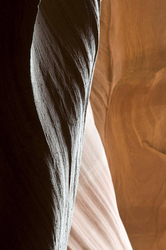Antelope Canyon Art Print featuring the photograph Sandstone Abstract by Mike Irwin
