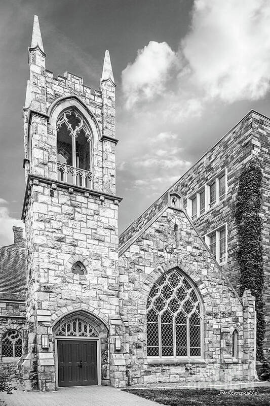 Collegiate Gothic Art Print featuring the photograph Temple University #1 by University Icons