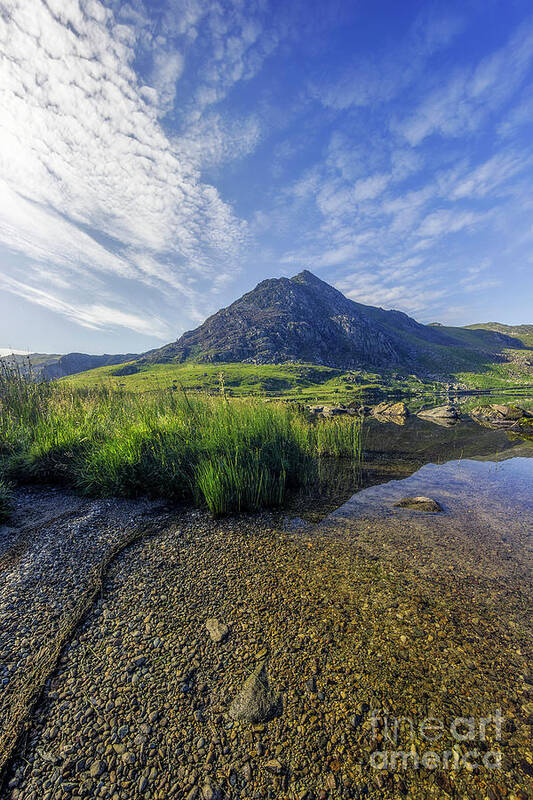 Wales Art Print featuring the photograph Tryfan Mountain #1 by Ian Mitchell
