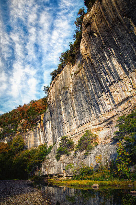 Roarks Bluff Art Print featuring the photograph Vertical #1 by James Barber