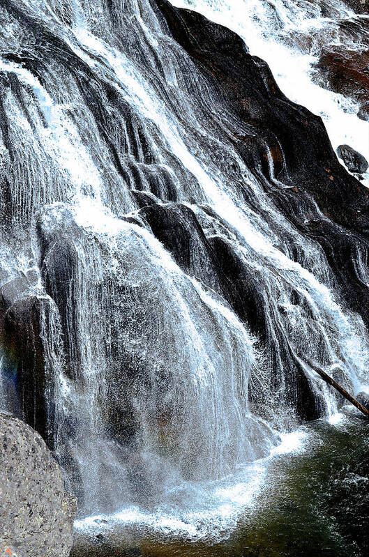 Waterfall Art Print featuring the photograph Waterfall #1 by La Dolce Vita