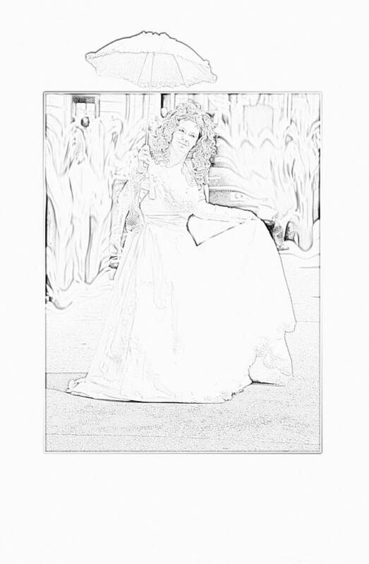 Lady Art Print featuring the photograph White lady #1 by Christopher Rowlands