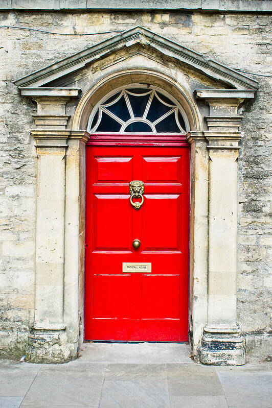 Access Art Print featuring the photograph Red door #10 by Tom Gowanlock