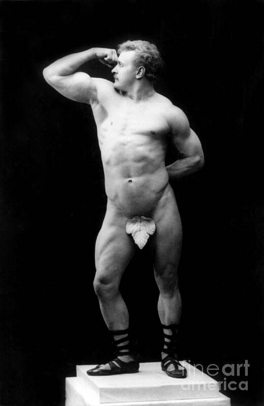 Erotica Art Print featuring the photograph Eugen Sandow, Father Of Modern #14 by Science Source