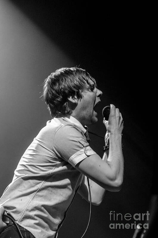 Kaiser Chiefs Photographed By Jenny Potter. Ricky Wilson Art Print featuring the photograph Kaiser Chiefs #14 by Jenny Potter