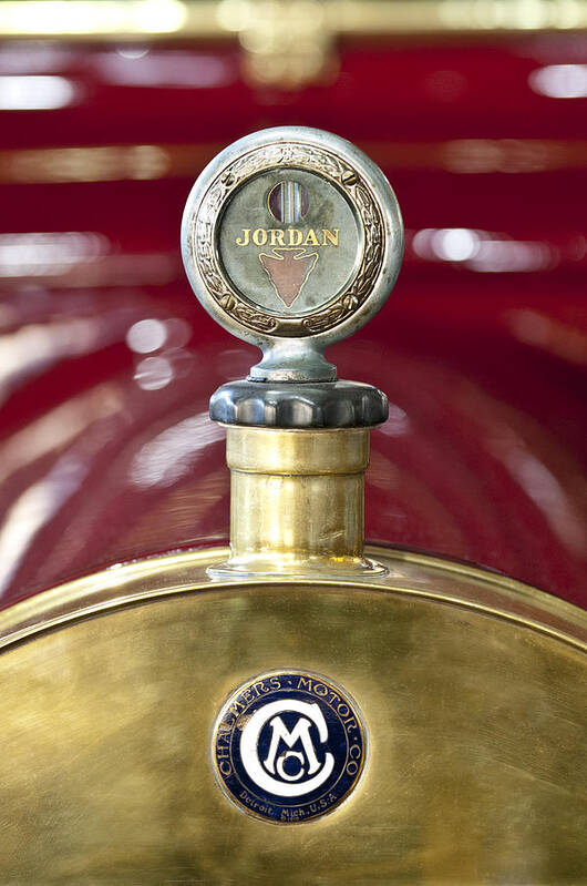 Jordan Motor Car Art Print featuring the photograph 1913 Chalmers Model 18 Jordan Motometer by Jill Reger