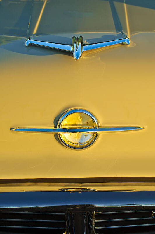 1956 Oldsmobile Art Print featuring the photograph 1956 Oldsmobile Hood Ornament by Jill Reger