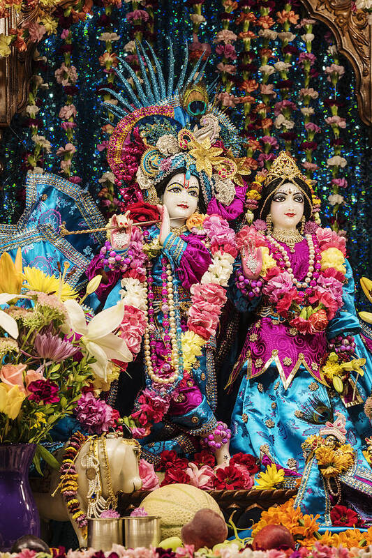 Ceremony hare krishna temple in hi-res stock photography and