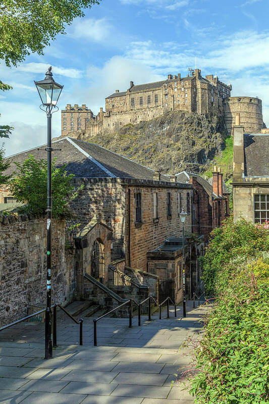 Edinburgh Castle Art Print featuring the photograph Edinburgh - Scotland #2 by Joana Kruse