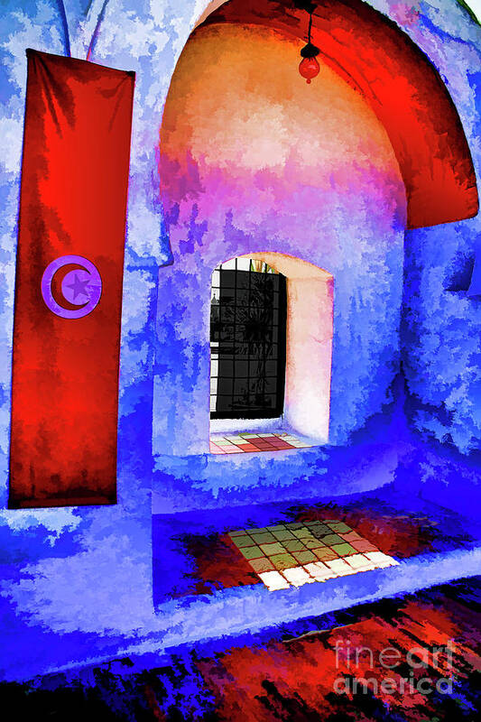 Arabic Architecture Interiors Colorful Areas Art Print featuring the photograph Open Window #2 by Rick Bragan