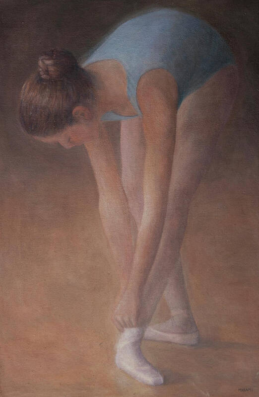Ballet Art Print featuring the painting Preparation #3 by Masami Iida