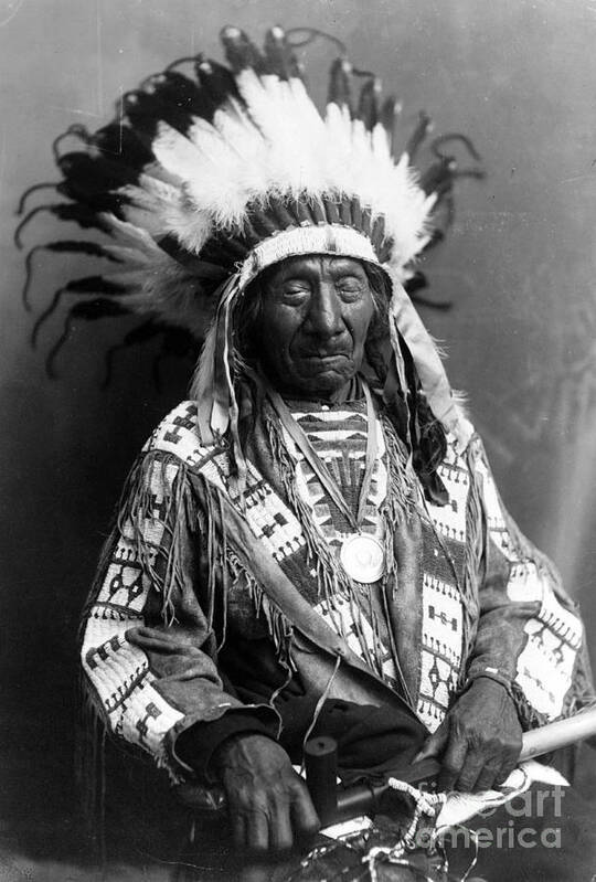 History Art Print featuring the photograph Red Cloud, Oglala Lakota Indian Chief #3 by Science Source