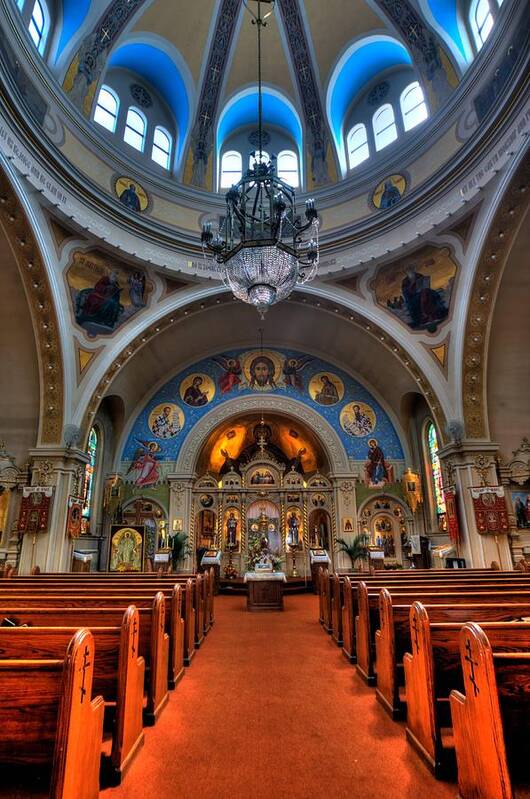 Mn Church Art Print featuring the photograph St Marys Orthodox Cathedral #3 by Amanda Stadther
