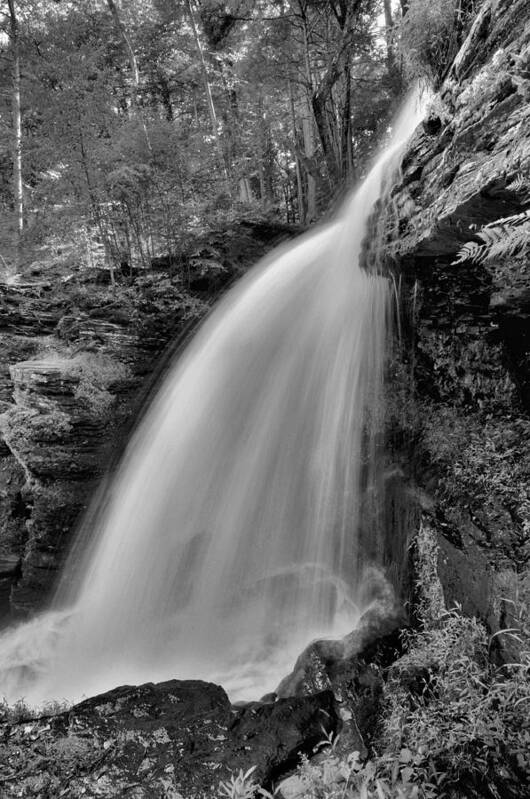 Waterfall Art Print featuring the photograph Fulmer Falls #5 by Stephen Vecchiotti
