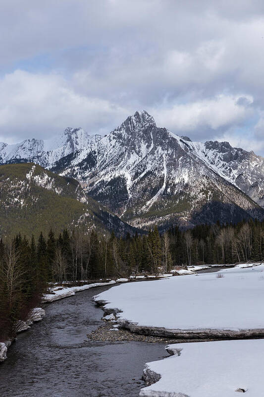 Winter Art Print featuring the photograph The Rockies #5 by Josef Pittner