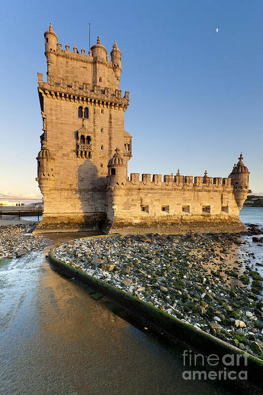 Age Art Print featuring the photograph Tower of Belem #5 by Andre Goncalves