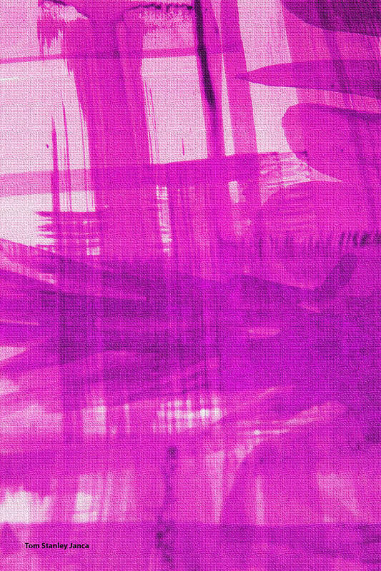 Abstract Pink And Purple Art Print featuring the photograph Abstract Pink And Purple by Tom Janca
