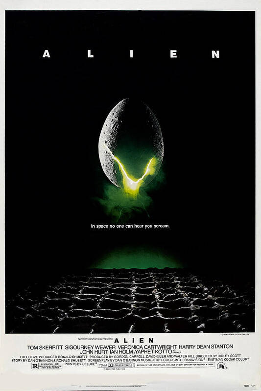 Movie Poster Art Print featuring the photograph Alien, Poster Art, 1979 by Everett